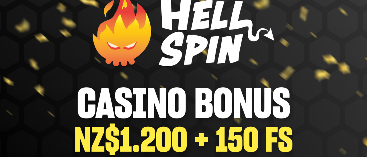 HellSpin Casino NZ ??? $1,200 Bonus + 150 FS